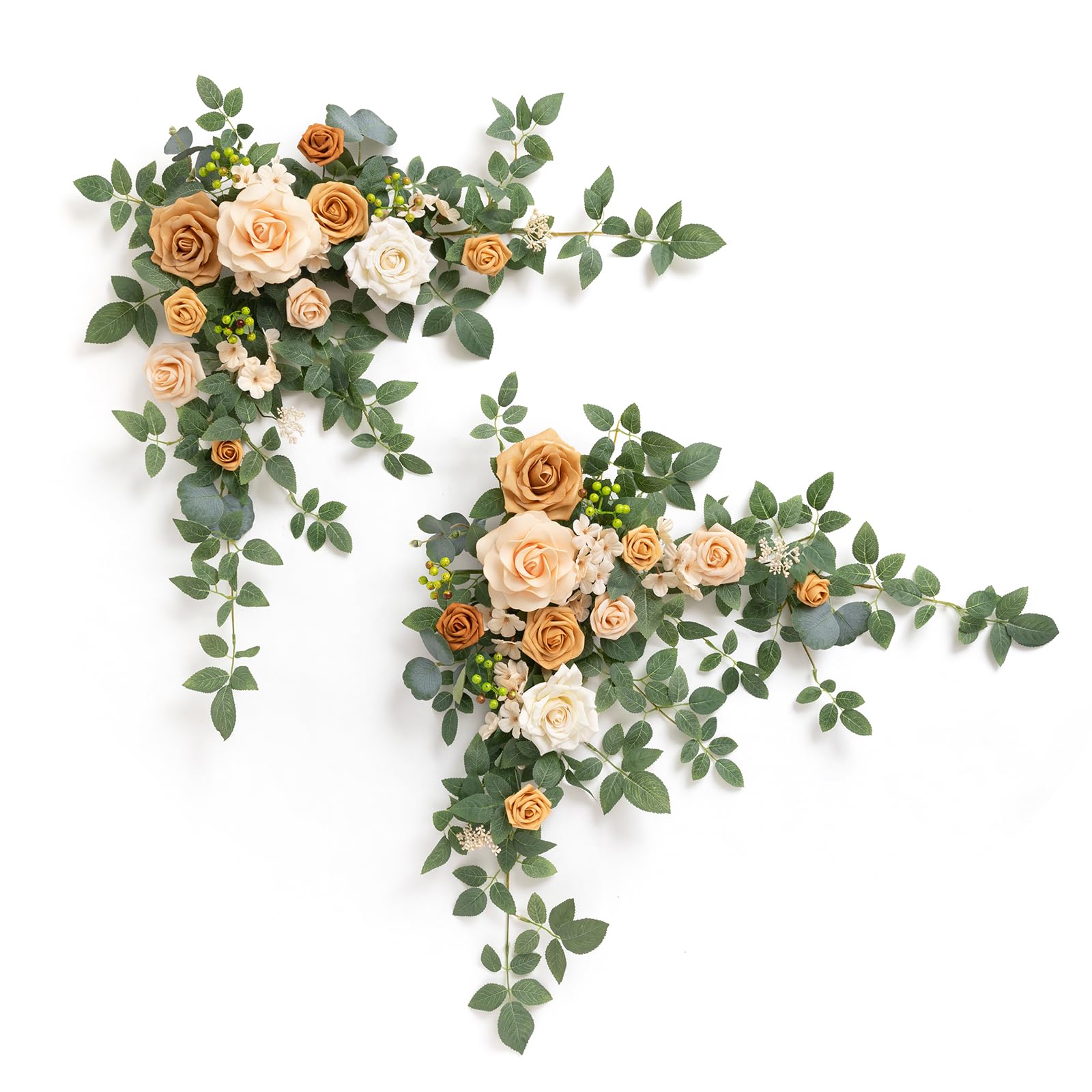 Amazon.com: Ling's moment 2PCS Apricot Peach Artificial Flower